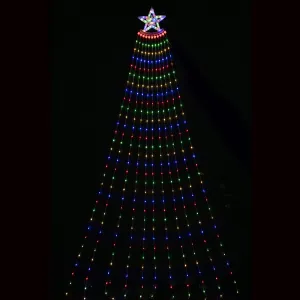 Stockholm Christmas Lights LED String Star Waterfall Multi