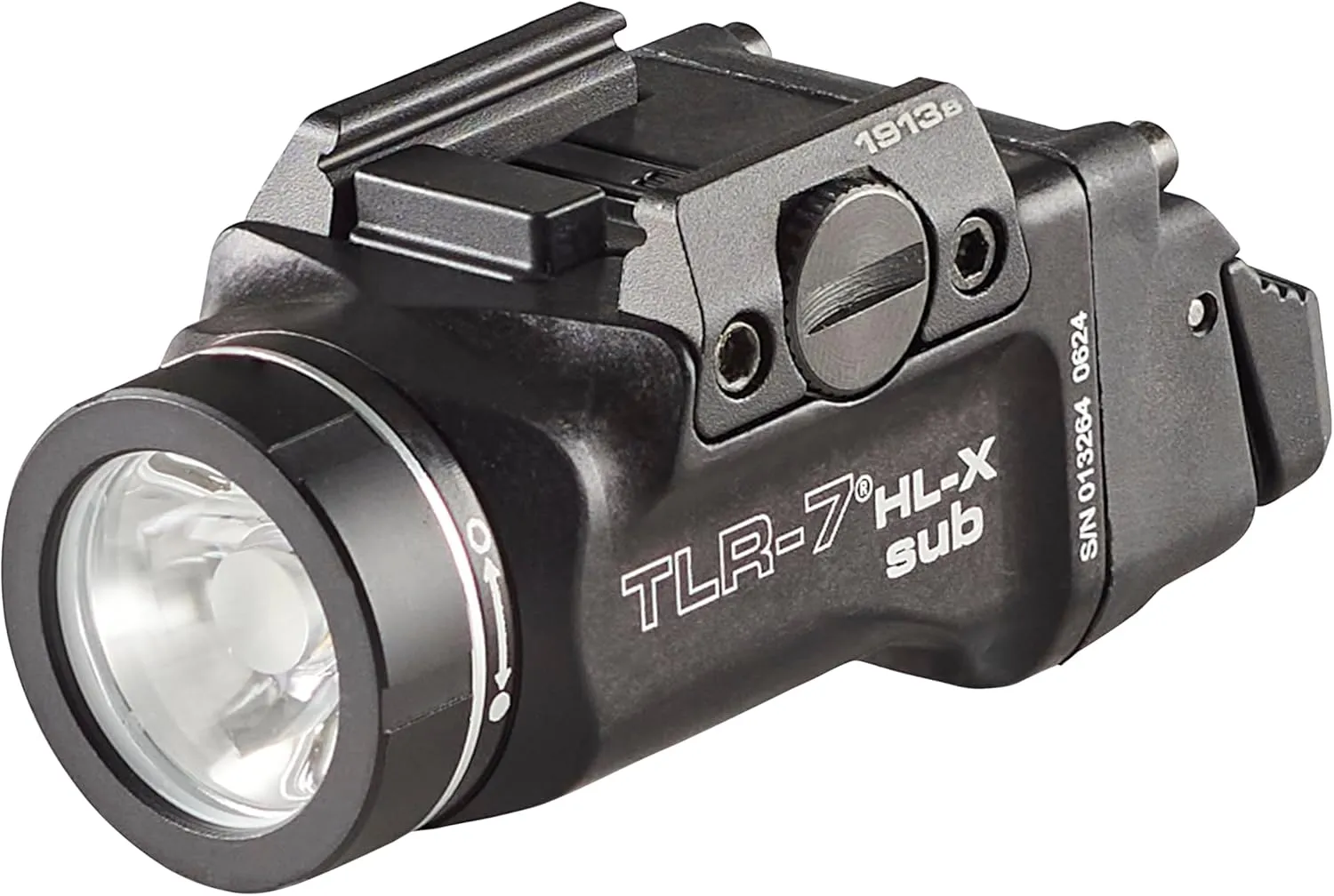 Streamlight 69505 TLR-7 HL-X sub USB 1000-Lumen Rechargeable Rail-Mounted Weapon Light Designed Exclusively for Select 1913 Short Railed Subcompact Models, Includes Mounting Kit with Keys, Black