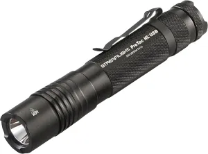 Streamlight 88054 ProTac HL USB 1000-Lumen Multi-Fuel USB Rechargeable Professional Tactical Flashlight with 120V AC/12-Volt DC Charger, and Holster, Black, Clear Retail Packaging