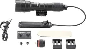 Streamlight 88071 ProTac Rail Mount HL-X USB 1000-Lumen Rechargeable Multi-Fuel Weapon Light With USB Battery and Cable, Remote Switch, Tail Switch, and Clips, Box, Black