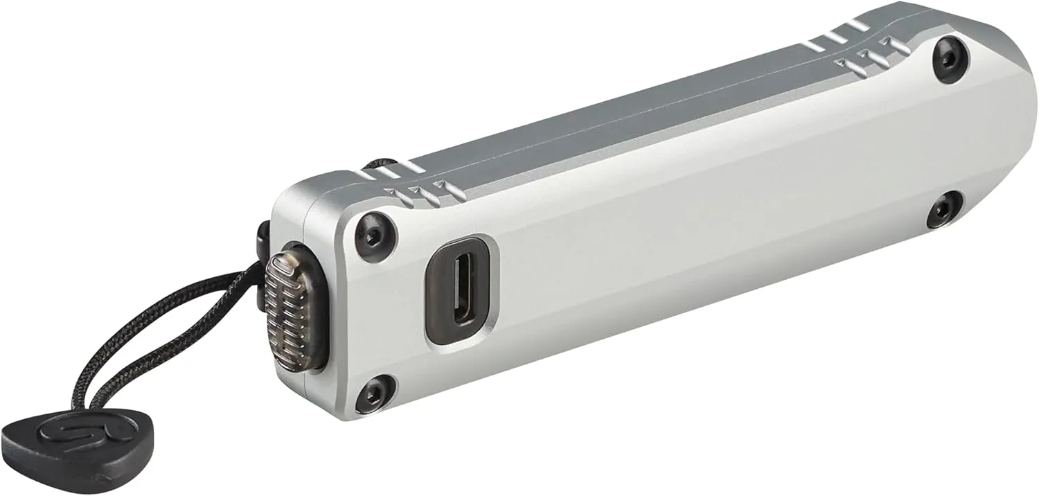 Streamlight 88819 Wedge XT 500-Lumen Slim Everyday Carry Flashlight, Includes USB-Cable and Pocket Lanyard, Silver