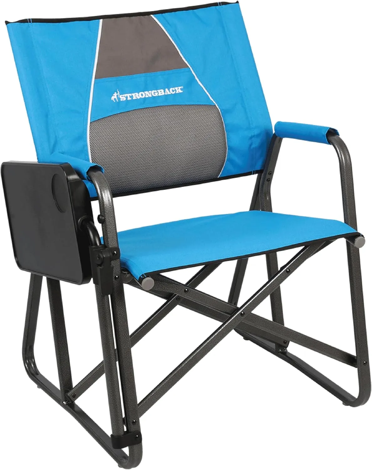 STRONGBACK Outdoors Director Chair - Portable Camping Chair with Lumbar Support - Heavy-Duty and Foldable