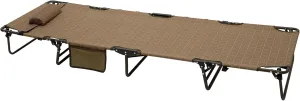 SunnyFeel Portable Folding Camping Cot High Off Ground, Outdoor Sleeping Cots for Adults Heavy Duty, Easy Set up and with Compact Folding Size, Support 300 LBS for Travel Camp Vacation Home Office Nap