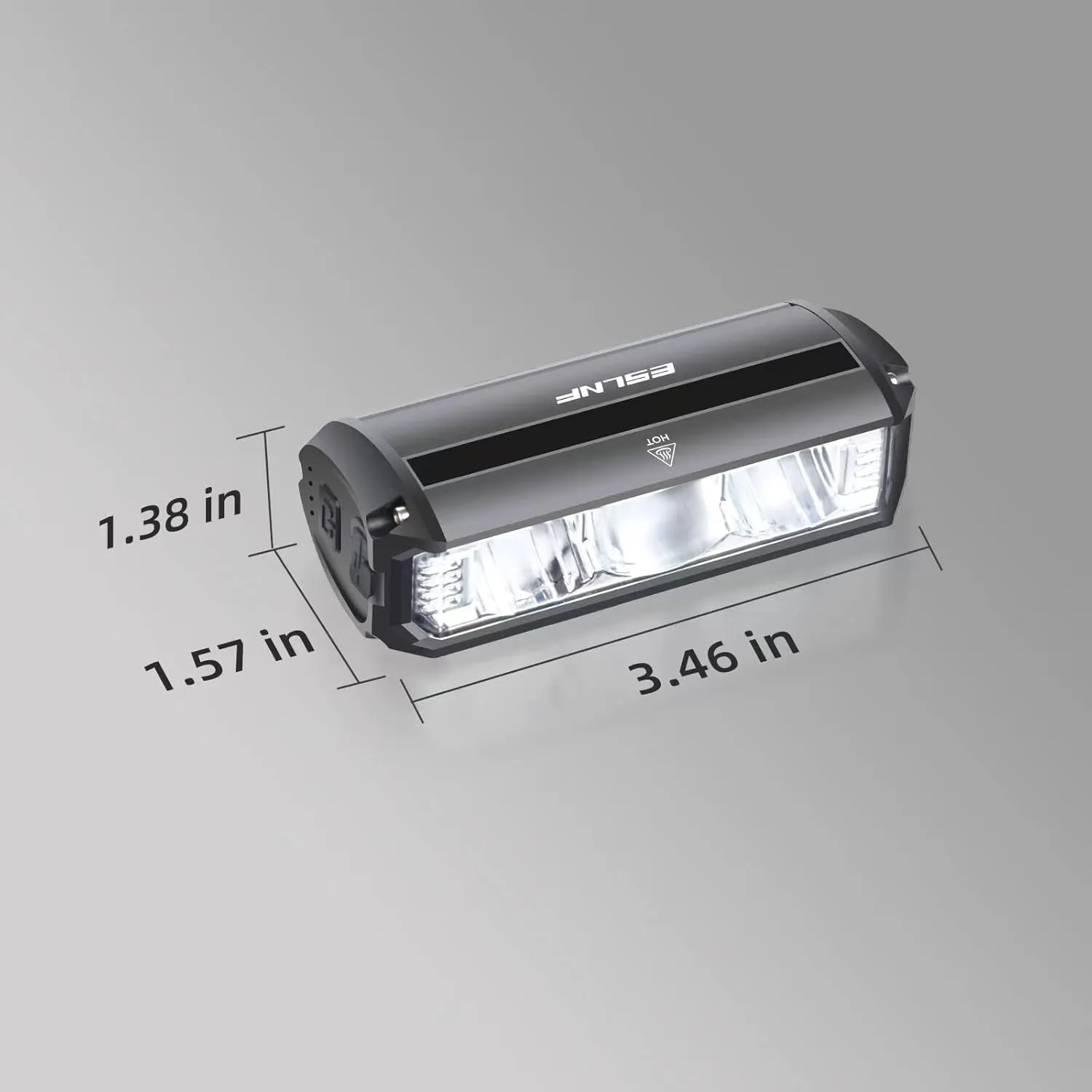 Super Bright LED Bike Light USB Rechargeable Bicycle Headlight-5 Modes, Easy to Install,IPX5 Waterproof,Road Safety