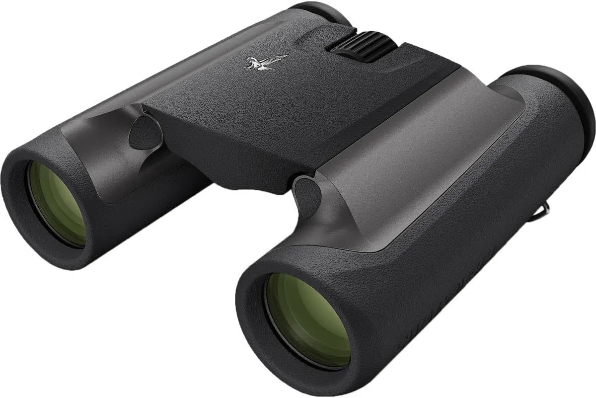SWAROVSKI OPTIK 10x25 CL Pocket Binoculars with Wild Nature Field Bag (Anthracite)