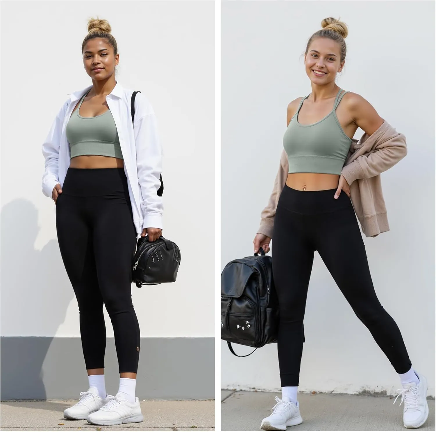 Sykooria 3 Pack Strappy Sports Bra for Women Sexy Crisscross for Yoga Running Athletic Gym Workout Fitness Tank Tops