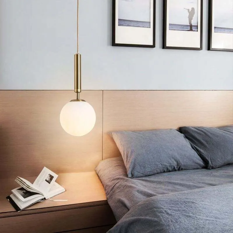 Taavita LED Kitchen Hanging Lights - Modern Glass Ball Light Fixtures