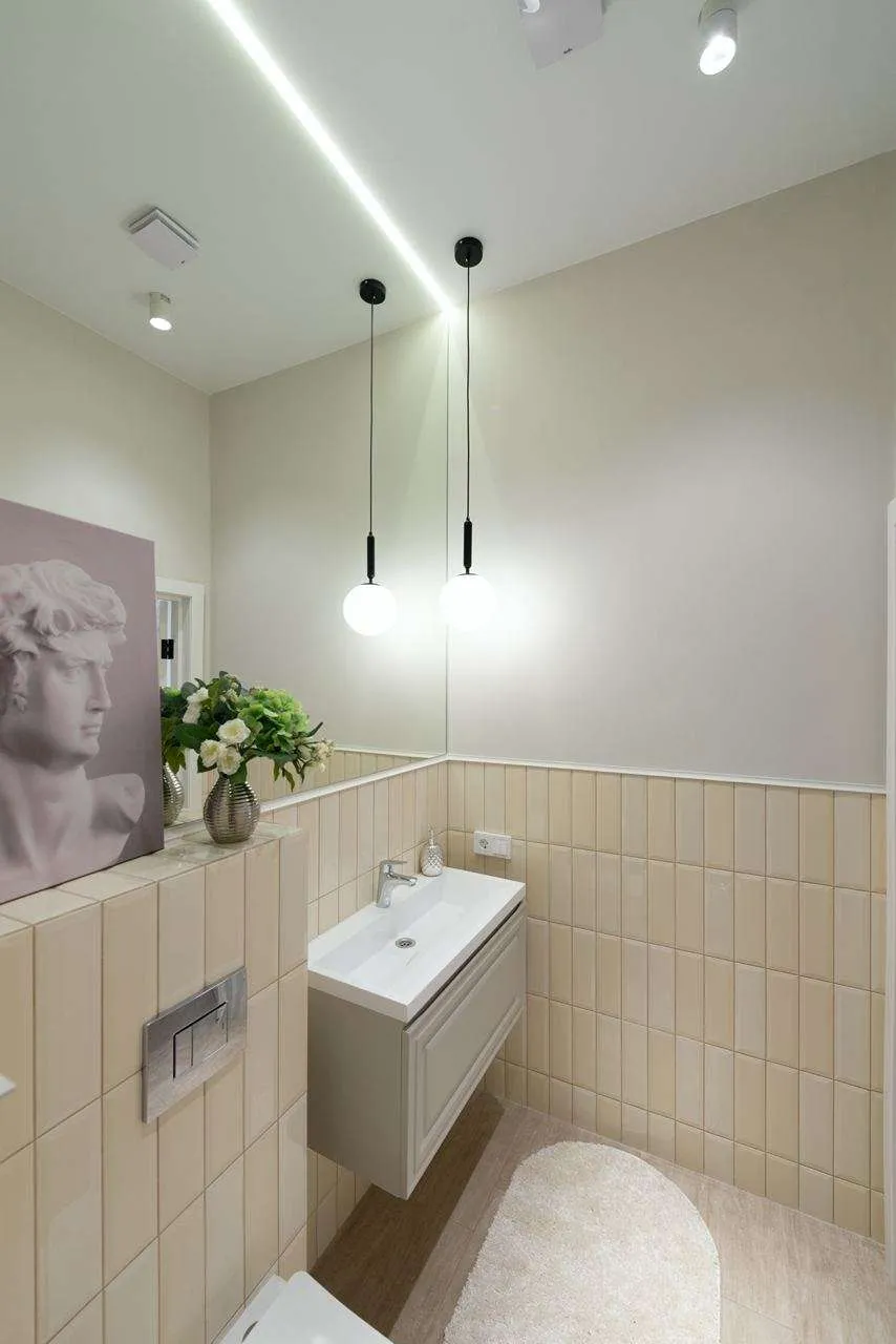 Taavita LED Kitchen Hanging Lights - Modern Glass Ball Light Fixtures