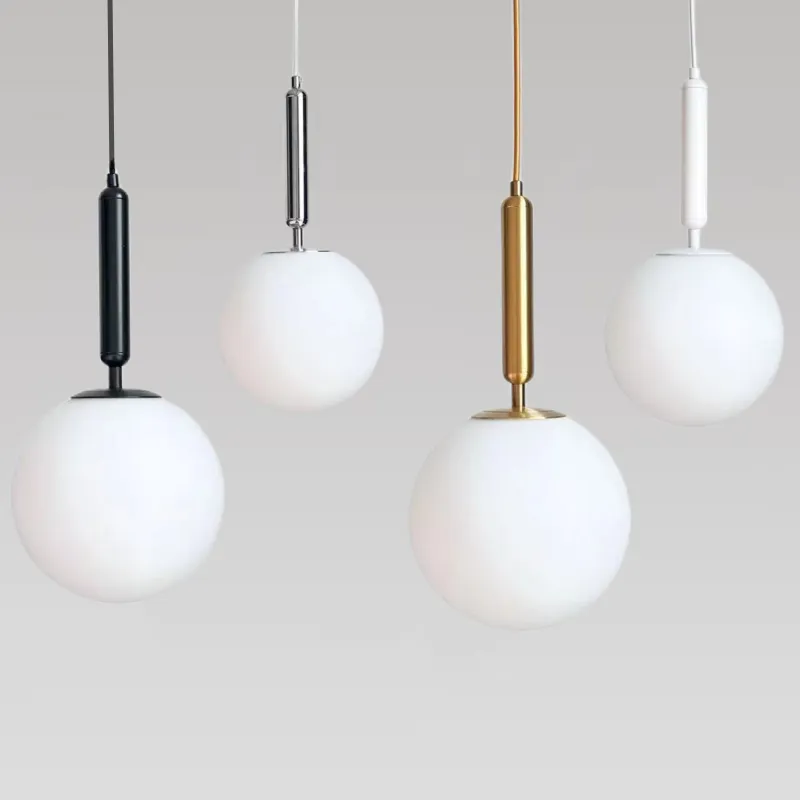 Taavita LED Kitchen Hanging Lights - Modern Glass Ball Light Fixtures