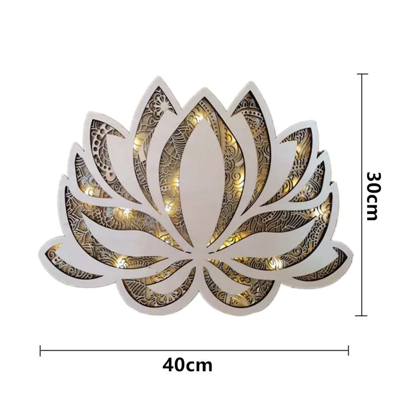 Taavita Lotus Mandala Wall Lamp