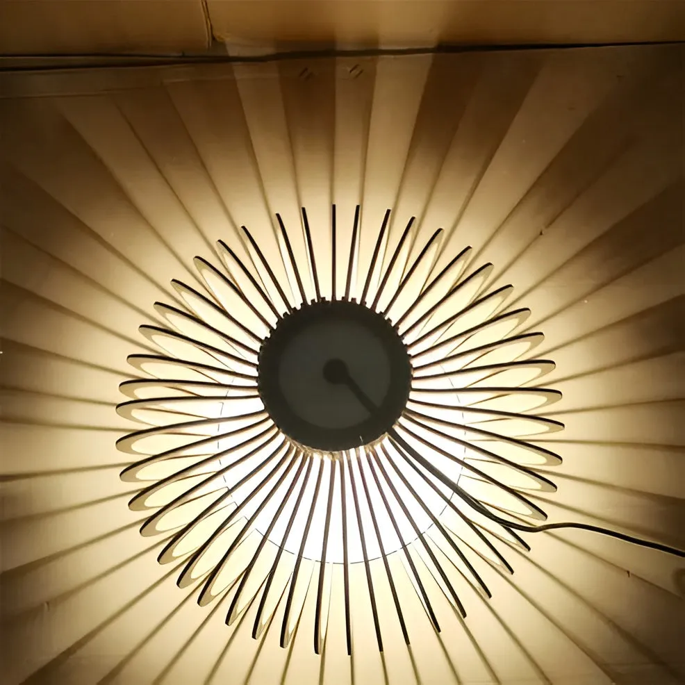 Taavita Pendant Light - Vintage-Inspired Wooden Hanging Lamp