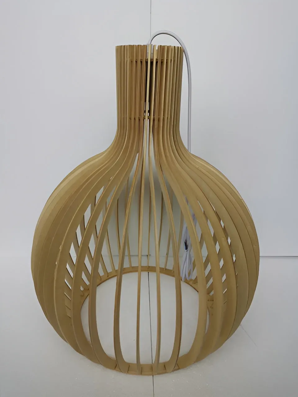 Taavita Pendant Light - Vintage-Inspired Wooden Hanging Lamp