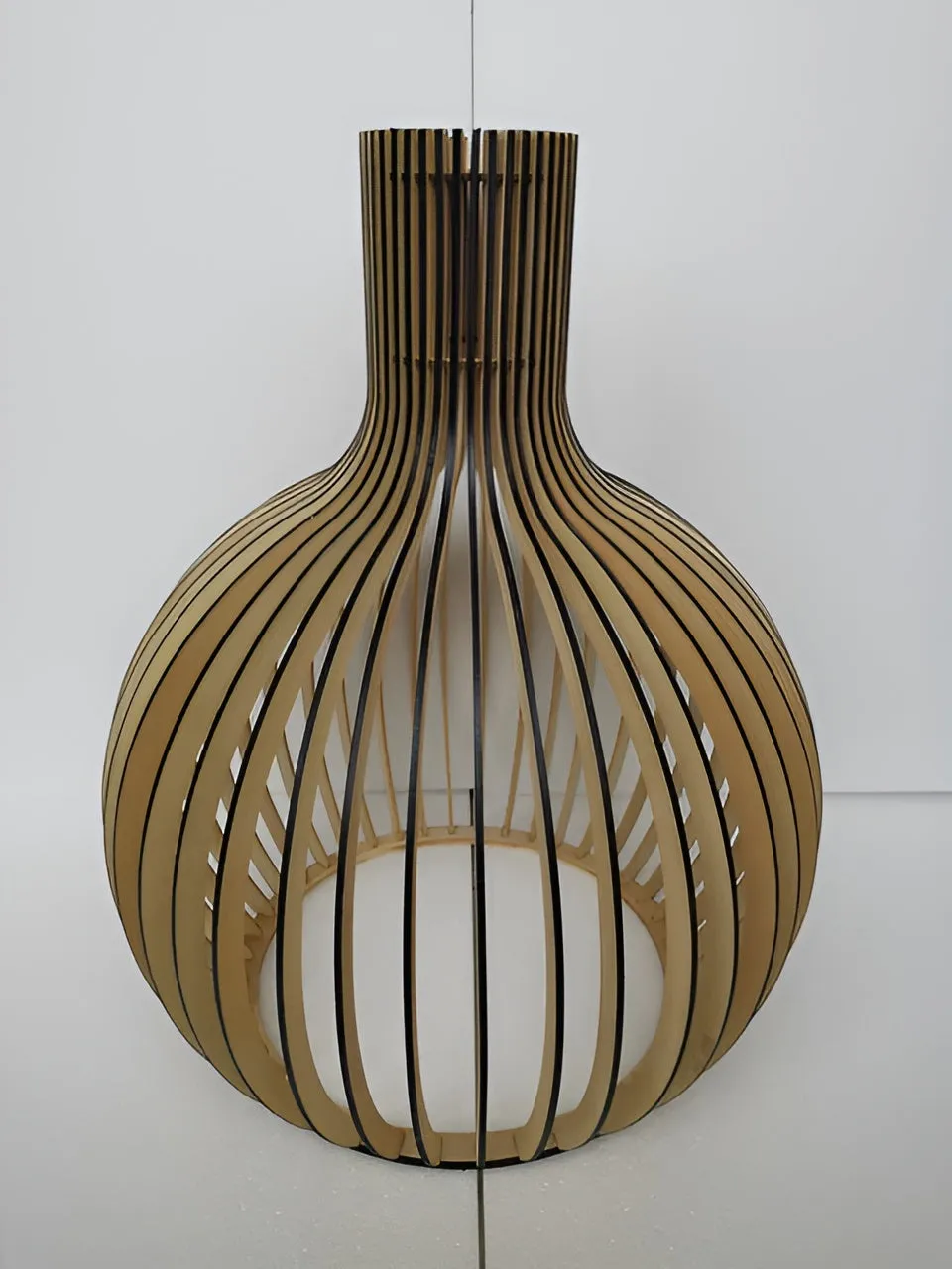 Taavita Pendant Light - Vintage-Inspired Wooden Hanging Lamp