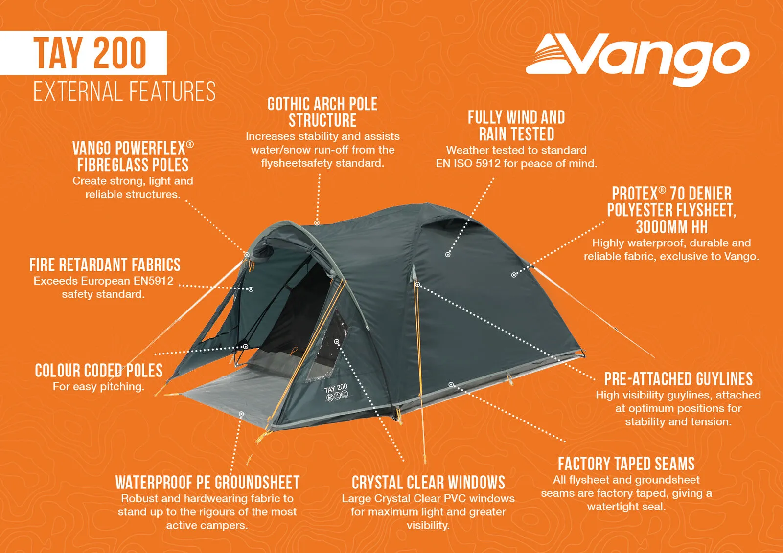 Tay 200 Tent - 3.24kg by Vango