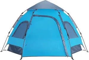 Tent for Camping Camping Tent 3 4 Person with Big Mesh Windows Waterproof, Upf50  for Family Hiking Mountaineering Travel Large Space for Picnic Outdoors