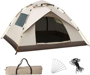 Tent Outdoor Picnic Camping Portable Foldable Automatic pop Off Vinyl rain Park Wild