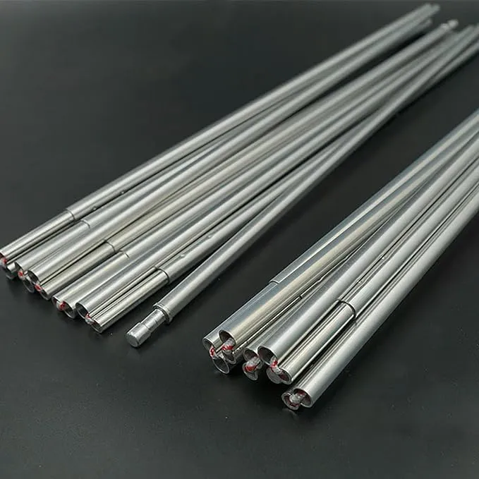 Tent Pole Replacement 11.8 ft 13 ft 14.5 ft Aluminum Tent Rod 0.3 inch Outdoor Camping Collapsible Tent Frame Repair Accessory (2 Pole, 14.5 ft)