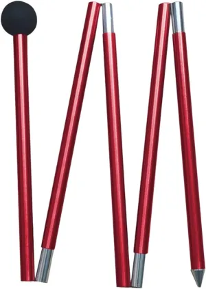 Tent Rod Canopy Rod Bracket 2M Multifunctional,Five Sections Shelter Building Tarp Pole Tent Pole for Hiking Beach Outdoor
