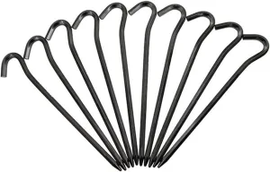 Tent Stakes Aluminum Tent Pegs, Tent Nail Sky Curtain Mat Fixing Nails Camping Accessory for Camping, Hiking, Backpacking/10Pcs