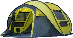 Tent Tent Automatic Camping Tent Quick Open 3-4 Persons Outdoor Large Spaces Camping Picnic Family Tent for Hiking Travel