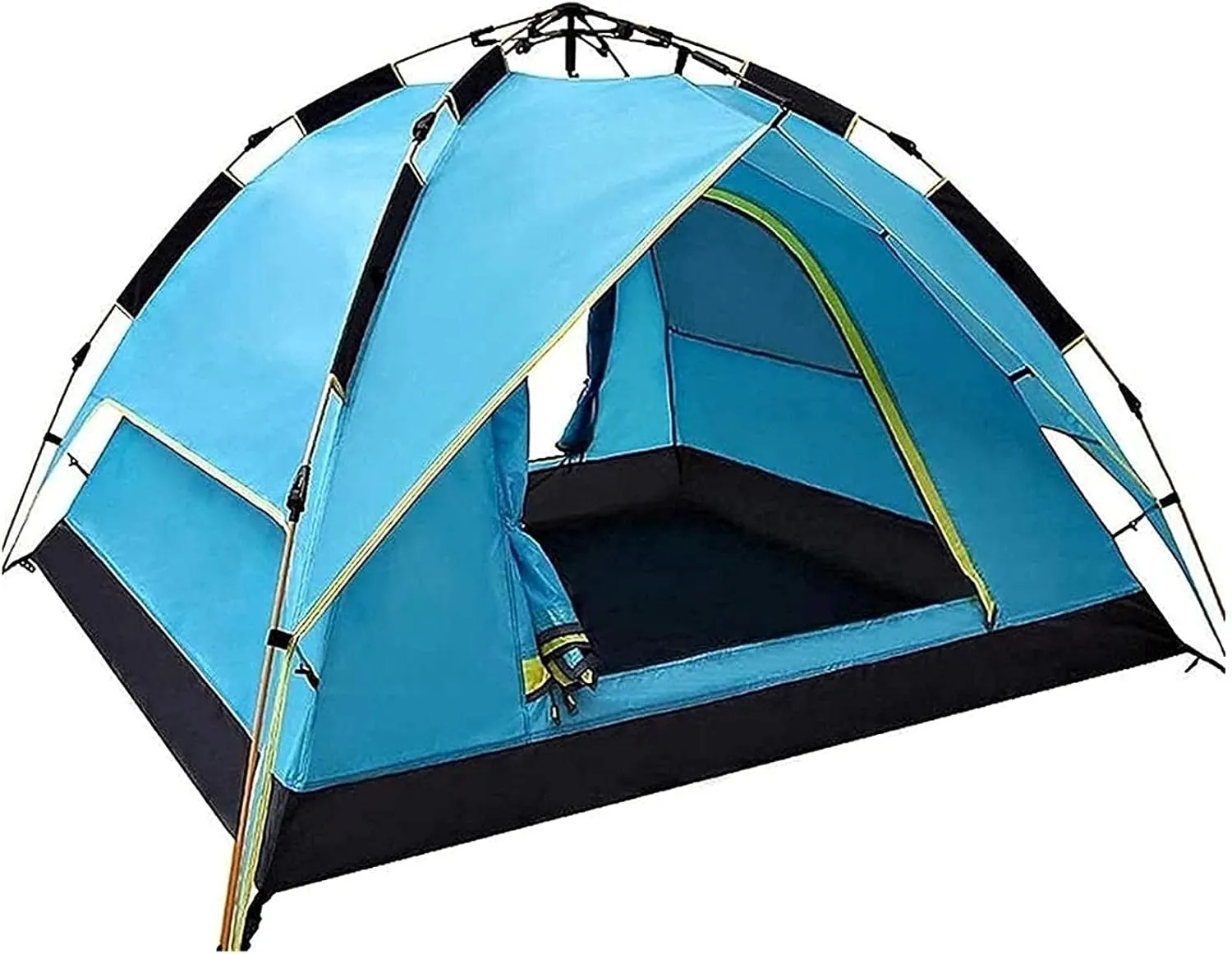 Tent Tent,Camping Family Tent Easy Set Up Lightweight for Hiking and Mountain Trips Color:Blue,Size:220x200x130cm