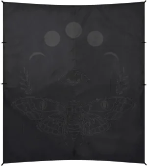 Tents Beach Tent with Sand Anchor, Eye Moon Sun Butterfly Skull Portable Canopy Sunshade - 9' x 10' - Sandbags & Reinforced Corners & Stability Poles Sun Shelter Outdoor Camping