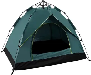 Tents for Camping 3-4Person Fully Outdoor Automatic Quick Open Tent Waterproof Tent Camping Family Outdoor Llightweight Instant Setup Tent (Color : Orange)