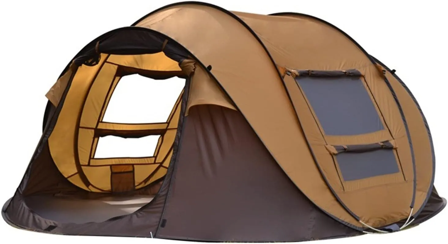 Tents for Camping Automatic Pop-up Tent, 3-4 Person Outdoor Instant Setup Tent 4 Season Waterproof Tent for Hiking, Camping, Travelling