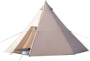 Tents Outdoor Pyramid Tent 3-4 Person Family Camping Picnic Backpacking Hiking Double Tents Travel Equipment 340 * 290cm