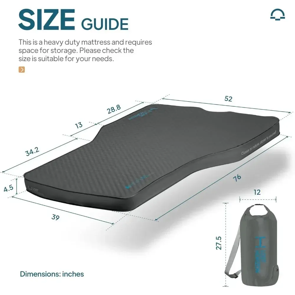 Tesla Model-Y/S/3 Air & Foam Camping Mattress with Air Pump