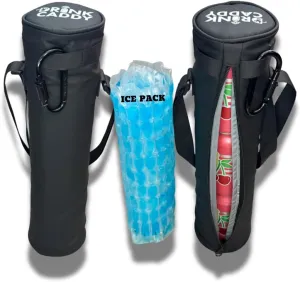 The Best Solution for Ice Cold Drinks on The Golf Course | Drink Caddy | Small Compact Beverage Cooler | Perfect for Beer, Wine, or Soda