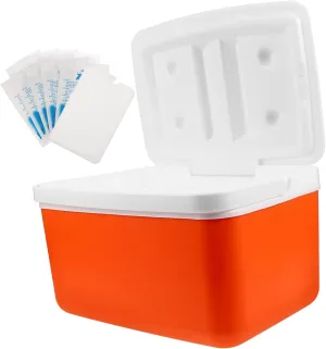 Thermal Container Handle Insulated Picnic Cooler Car Cooler Leak-Proof for Camping Fishing