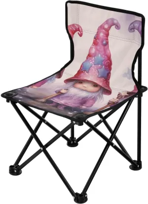 Three Dwarf Stars Portable Outdoor Folding Chair Anti-Slip Padded Oxford Cloth Stool Camping Chair Small for Beach Hiking Fishing Gardening Quad Camp Chair
