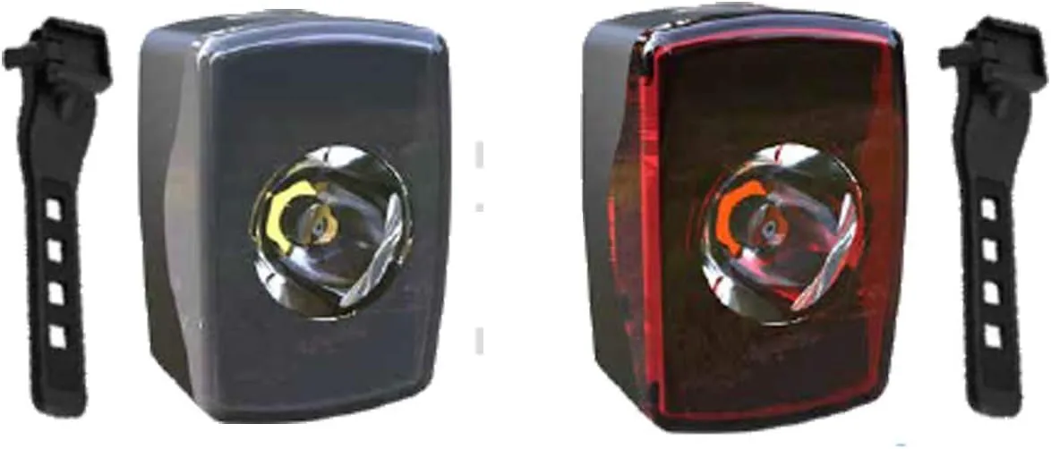 Tiny n' Mighty LED Bike Light System - USB Rechargeable Combo