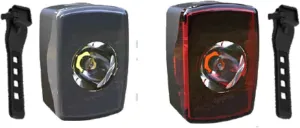 Tiny n' Mighty LED Bike Light System - USB Rechargeable Combo