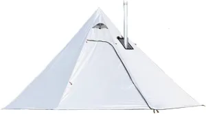 Tipi Hot Tent with Fire Retardant Stove Jack for Flue Pipes, 2~3 Person, Lightweight, Teepee Tents for Family Team Outdoor Backpacking Camping Hiking