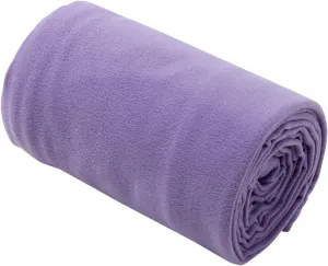 TOOYFUL Sleeping Bag Liner Polar Fleece Travel Sheet Backpacking Blanket Compact Machine Washable for Adult Versatile 71inch Long with Storage Bag, Light Purple