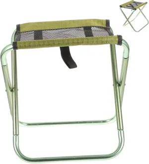 Totority Outdoor Folding Chair Lightweight Portable Camping Stool for Travel Fishing BBQ Sports Events Easy to Carry No Assembly Required Durable Construction