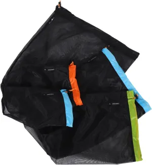 Toyvian 1 Set Reusable Polyester Mesh Storage Sack for Outdoor Gear Travel and Camping Compression Bags in Black Xl Xxl and Sustainable Storage