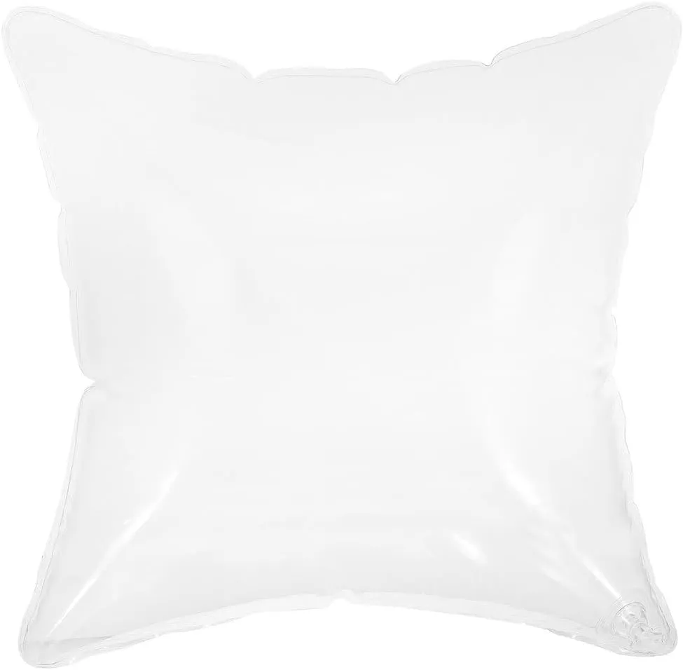 Transparent Pillow Bed Pillows Inflatable Couch Sofa Clear Water Resistant Inset Inflatable Throw Cushion Large Packing Filler Inflatable Cushion Outdoor Cushions Insert