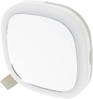 Travel Makeup Mirror with Led Lights Compact Folding Design USB Rechargeable Vanity Mirror Brightness Go Makeup Application for Travel