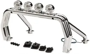 Traxxas 9262X Roll Bar with LED Light Bar for K10 Cheyenne and F-150 TRX-4