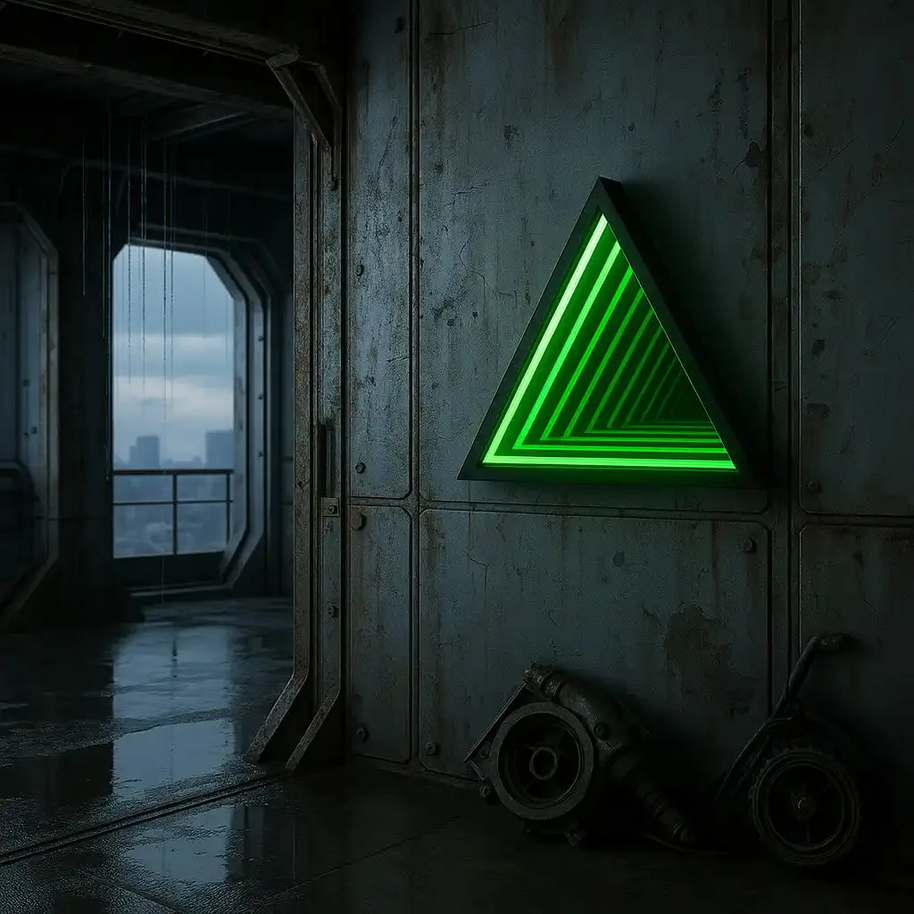 Triangle Infinity Mirror