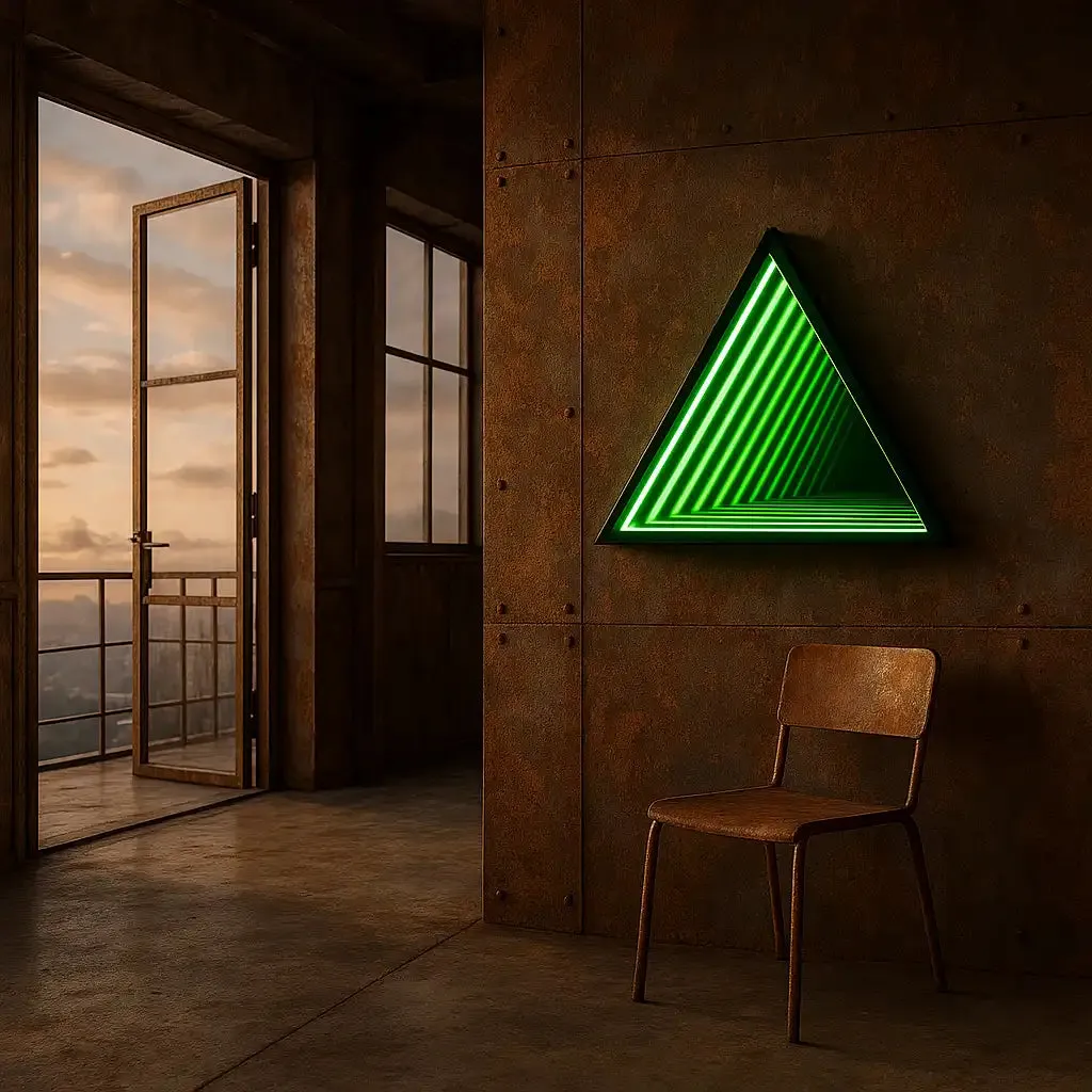 Triangle Infinity Mirror