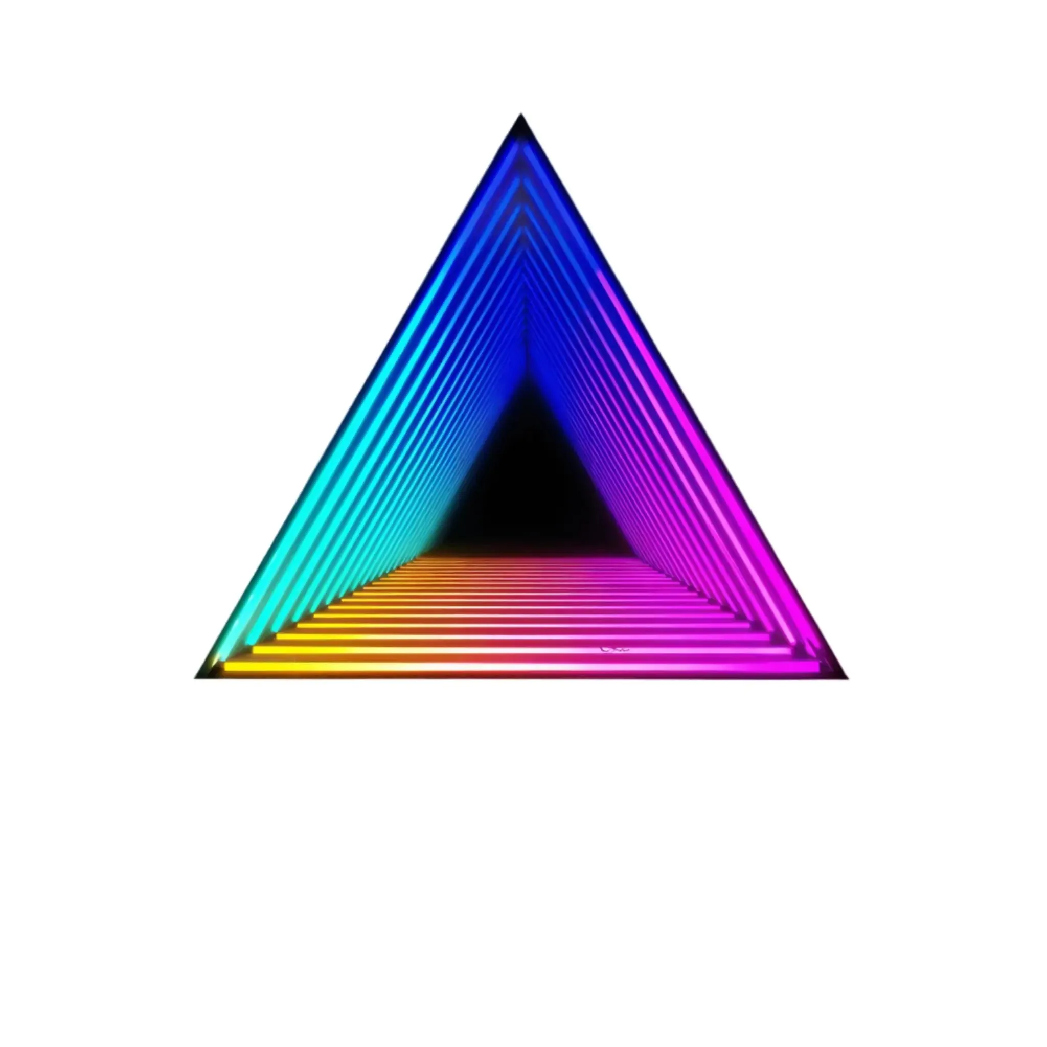 Triangle Infinity Mirror