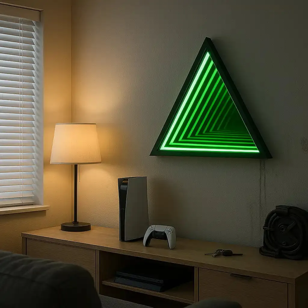Triangle Infinity Mirror
