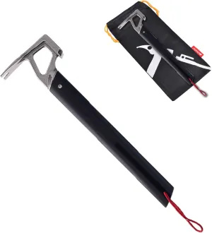 TRIWONDER Tent Stake Hammer, Camping Hammer with Stake Remover, Lightweight Multi-Functional Mallet Hammer for Outdoor Camping Hiking Backpacking (Black)