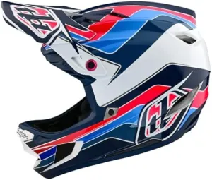 Troy Lee Designs D4 Polyacrylite Helmet, Qualifer Black/YelLolew, M