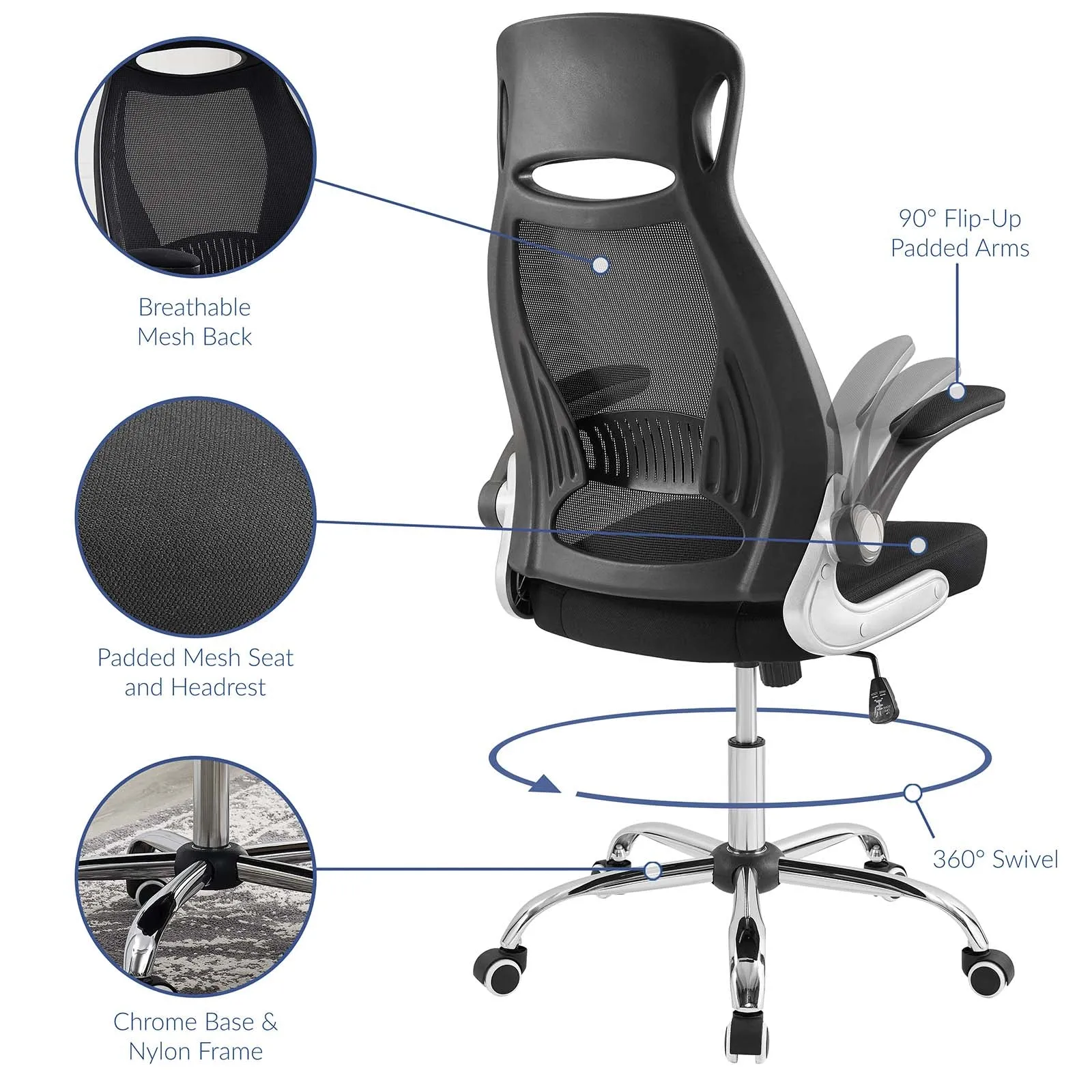Tuscan Mesh Office Managers Chair