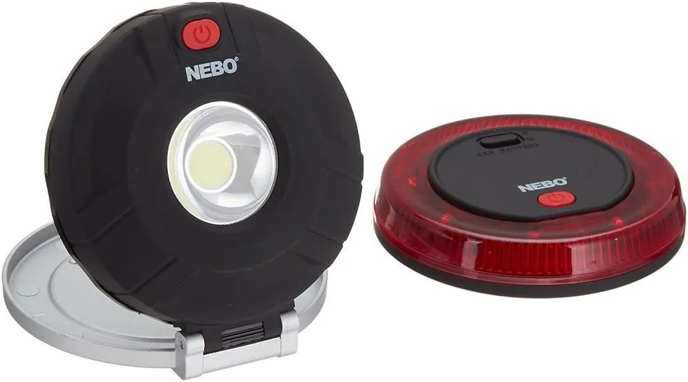 Twin Pucks #6391 - Nebo Tools Twin Pucks - High Power Task Light and Emergency Beacon